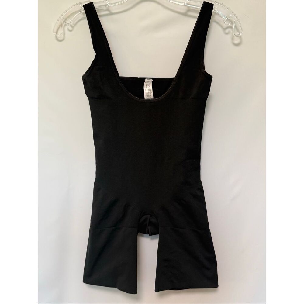 Red hot Spanx black full body tank short Shapewear size 1X